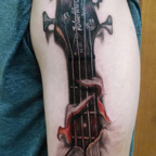 Bass guitar rip out