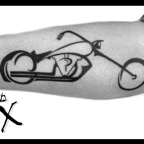 Chopper Bike tattoo