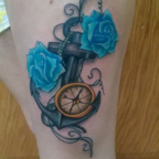 Anchor and compass