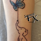 Elephant butterfly
