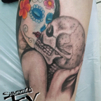 Day of the dead kiss