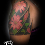 Daisy tattoo 1