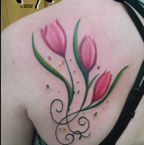 Watercolor Tulips