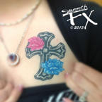 Cross roses